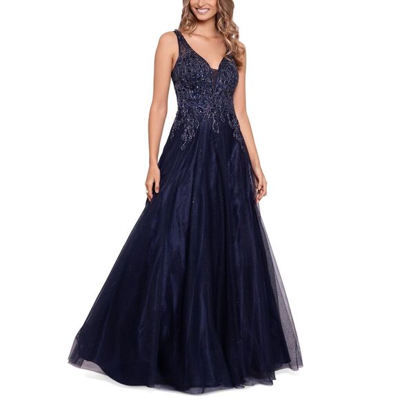 Xscape Beaded Ball Gown Size 6 - Picture 1 of 3